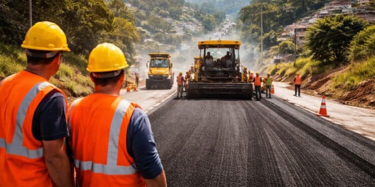 Obras avançam e pavimentação da Estrada Armando Barbosa de Almeida em Mairiporã chega à reta final com investimento de R$ 27,8 milhões, para beneficiar 94 mil moradores da região