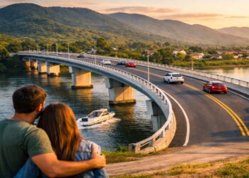 Nova ponte de R$ 12,1 milhões em Santa Catarina vai encurtar trajeto de 16 km para apenas 100 metros e melhorar a mobilidade entre duas cidades