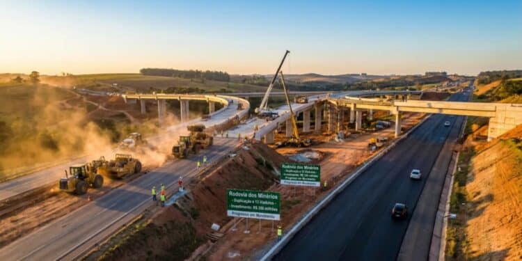 Obras para nova duplicação de 8,3 quilômetros na Rodovia dos Minérios vai construir 13 viadutos e terá investimento de R$ 350 milhões para melhorar a mobilidade na região