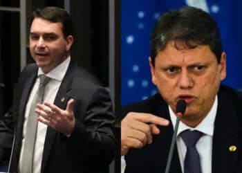 A reunião estratégica entre Tarcísio e Flávio Bolsonaro crucial para as campanhas de ambos em SP