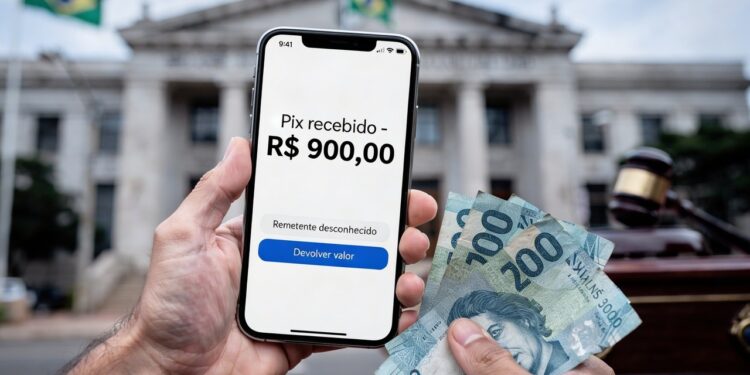 Mulher utiliza Pix de R$ 900 creditado por engano e é sentenciada a pagar o dobro
