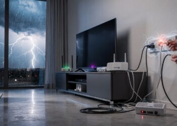 Eletrodomésticos que devem ser desligados durante tempestades com raios para evitar riscos
