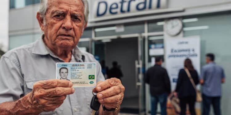 Regra da CNH em 2026 pune motorista acima dos 70 anos que ignorar o prazo de renovação