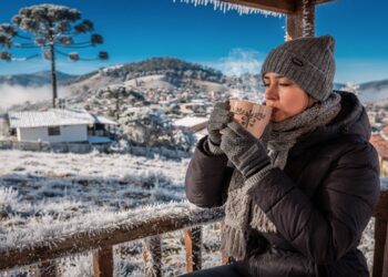 Parece Europa, mas é Brasil: a cidade onde o frio e a neve surpreendem visitantes