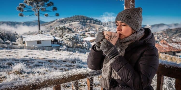 Parece Europa, mas é Brasil: a cidade onde o frio e a neve surpreendem visitantes