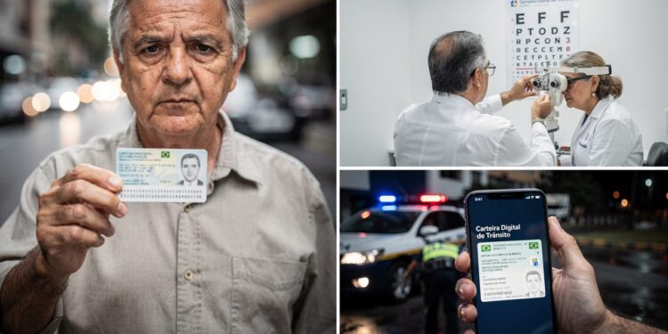 Mudança na validade da CNH surpreende motoristas acima de 50 anos e resulta em multa gravíssima com retenção do carro