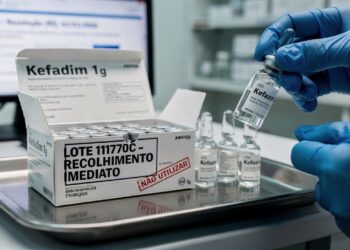 Anvisa recolhe antibiótico após troca de frascos colocar a segurança de pacientes em risco