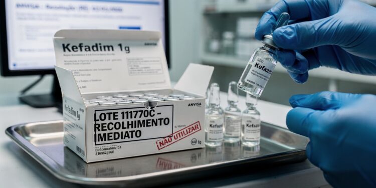 Anvisa recolhe antibiótico após troca de frascos colocar a segurança de pacientes em risco