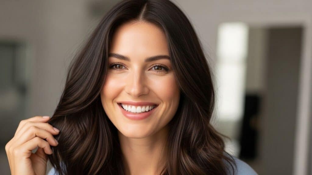 Tinta sem amônia com óleos naturais cobre fios brancos sem causar ardor