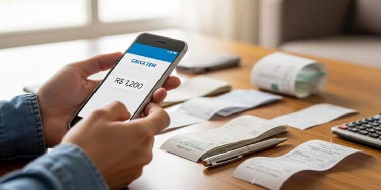 Caixa Tem disponibiliza saque de até R$ 1.200,00 para usuários