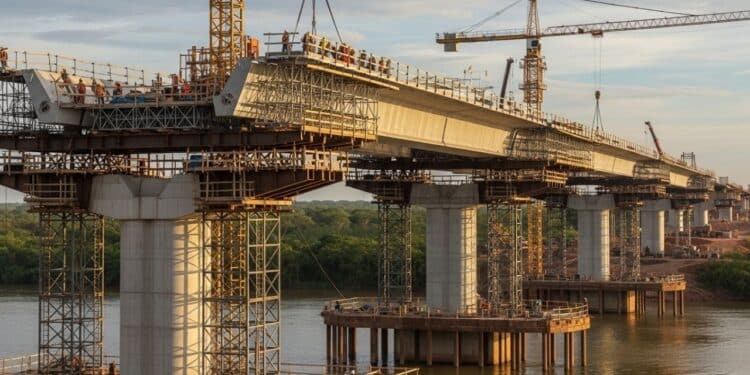 Brasil e outro país da América do Sul serão unidos através da construção de ponte binacional que facilitará a fronteira