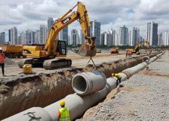 Megaobra de macrodrenagem retomada em Balneário Camboriú busca reduzir alagamentos e está orçada em R$ 53 milhões