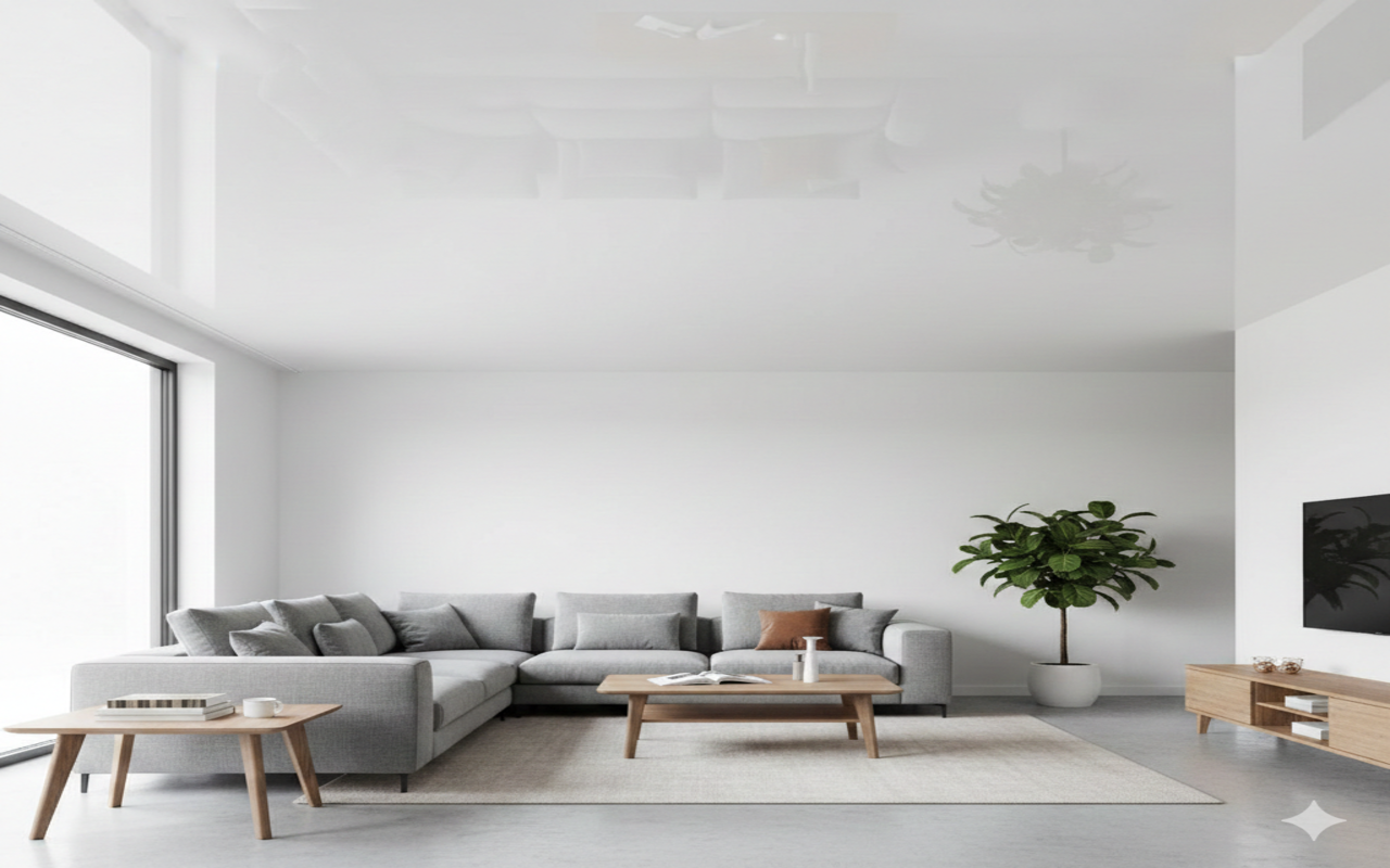 O teto do futuro não precisa de massa nem pintura, este modelo já vem pronto de fábrica