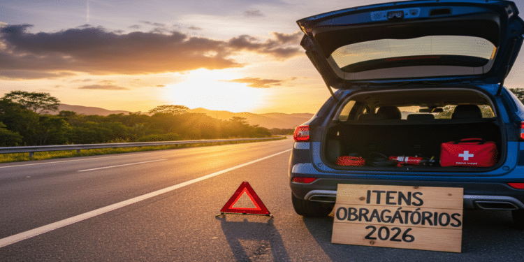 Em 2026 dois itens se tornarão obrigatórios nos carros, sem exceções
