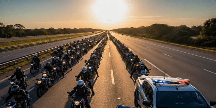 PRF bate o martelo e multa 500 motociclistas: multas somam mais de R$ 1 milhão por viagens consideradas não permitidas