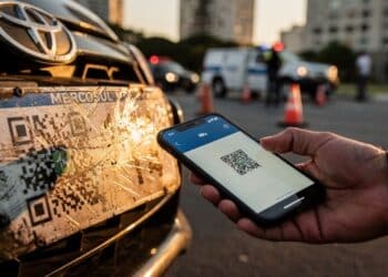 Motoristas ignoram este problema na Placa Mercosul e acabam com o veículo retido e com 4 pontos na carteira