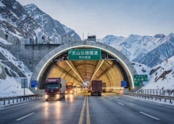 Maior túnel rodoviário expressa do mundo atravessa 22 km sob montanhas geladas reduzindo tempo de viagem de 7 para 3 horas