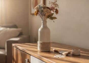 Adicionar sisal e tinta a potes de vidro muda tudo na decoração e cria presentes sustentáveis