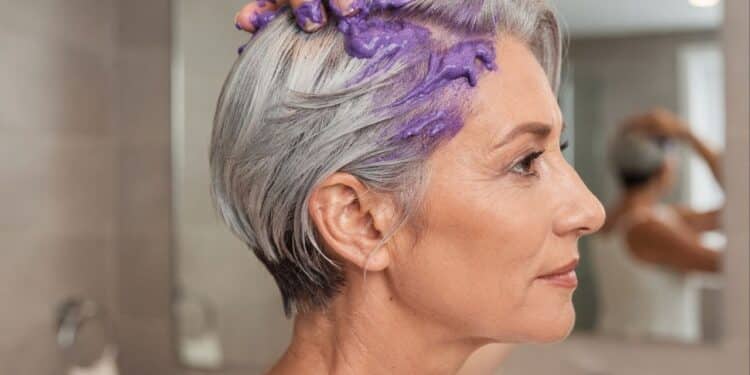 Rotina prática para quem tem 45 anos ou mais e quer cabelos brancos com brilho e vida