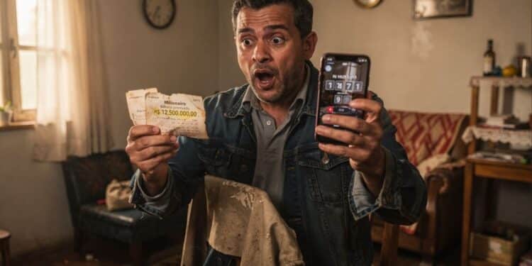 Homem encontra o bilhete de R$ 90 milhões esquecido em jaqueta é encontrado por acaso