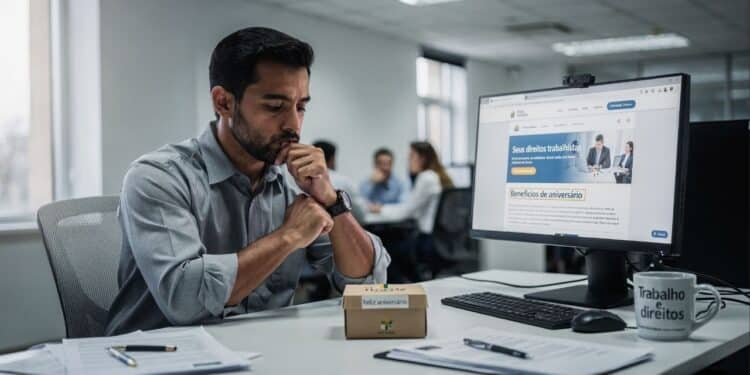 Advogado trabalhista alerta que folga no aniversário não é obrigatória e traz aviso para trabalhadores
