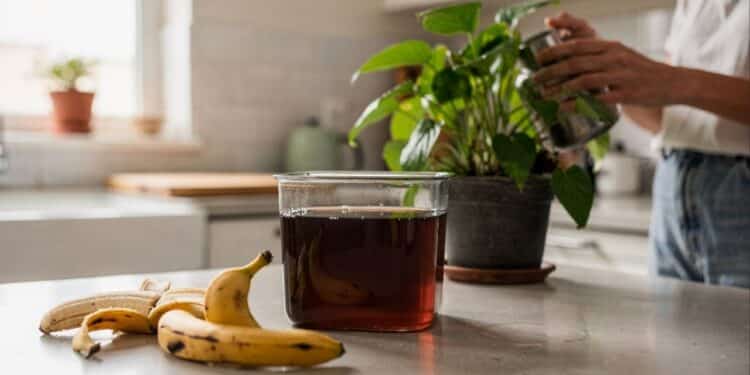 Restos da cozinha viram adubo líquido natural quando você aprende a aplicar corretamente