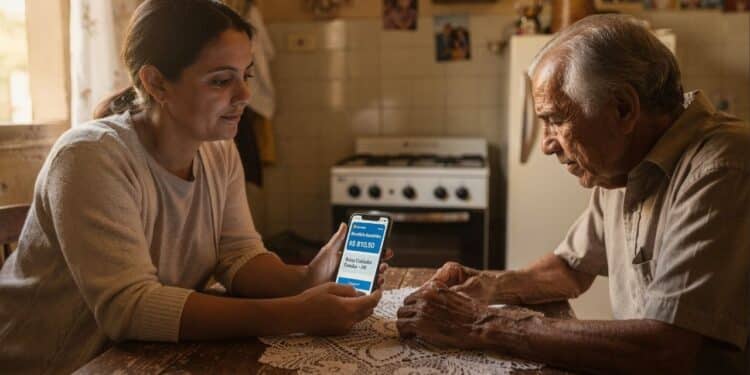 Família com renda de até R$ 1.621 por pessoa pode receber auxílio de R$ 810,50 para cuidar de idoso em casa