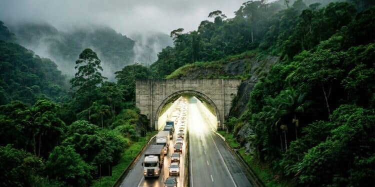 Megaobra na Serra do Mar terá túnel de mais de 6 km para ligar regiões do interior ao litoral paulista