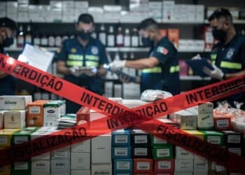 Operação nacional com participação da Anvisa apreende 126 produtos irregulares após fiscalização de 23,5 mil itens