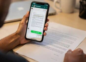 O recurso escondido no WhatsApp que escaneia documentos, gera PDF e evita fotos tortas ou ilegíveis no envio
