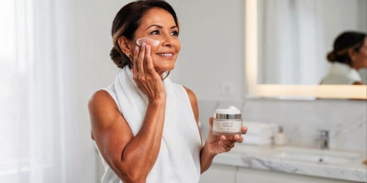 Rotina de pele aos 60 anos reverte flacidez e devolve brilho em sete dias