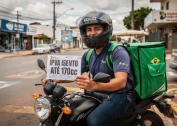 Lei em vigor isenta IPVA de motos até 170cc e beneficia milhares de trabalhadores em 2026