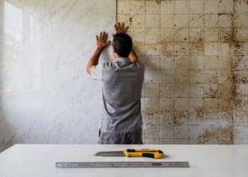 Adeus azulejo: placas que imitam mármore viram febre por baixo custo e instalação limpa