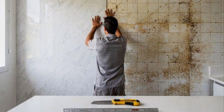 Adeus azulejo: placas que imitam mármore viram febre por baixo custo e instalação limpa