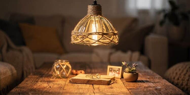 Transforme papel, vidro ou corda em luminárias artesanais que mudam a decoração sem pesar no bolso