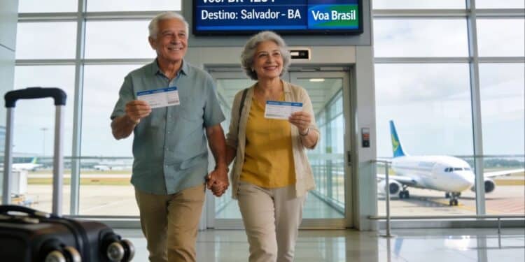 Aposentados do INSS podem garantir passagens de R$ 200 no Voa Brasil em 2026 com estas regras