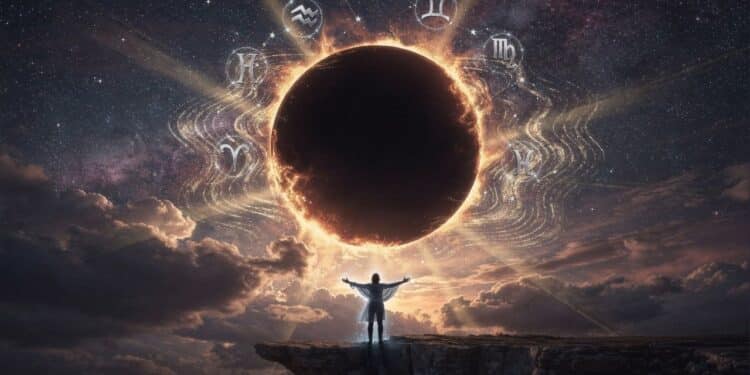 Eclipse solar de quarta-feira (18/02) ativa setor financeiro de Touro e Aquário com impulso na carreira