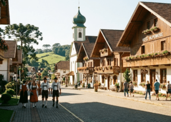 Onde o Brasil vira Europa e surge uma pequena vila em Santa Catarina rica em cultura preservada, silêncio e clima frio