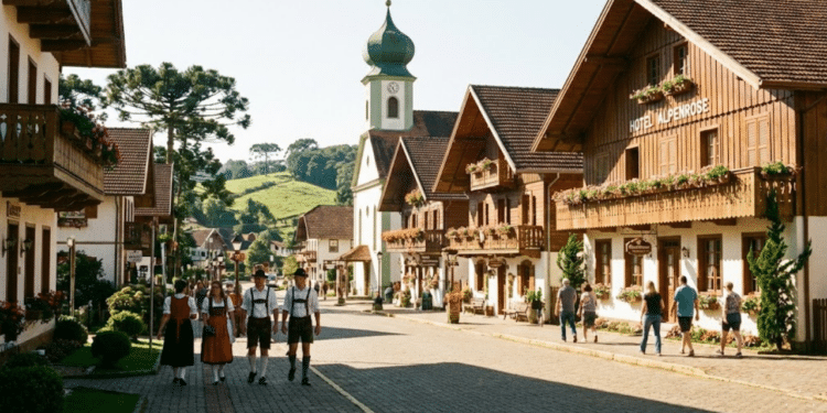 Onde o Brasil vira Europa e surge uma pequena vila em Santa Catarina rica em cultura preservada, silêncio e clima frio