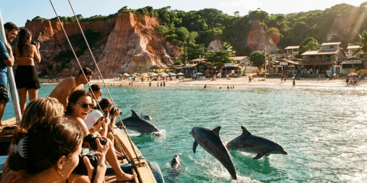 Segundo ranking, esta praia do Nordeste é a melhor do mundo para admirar golfinhos em águas cristalinas