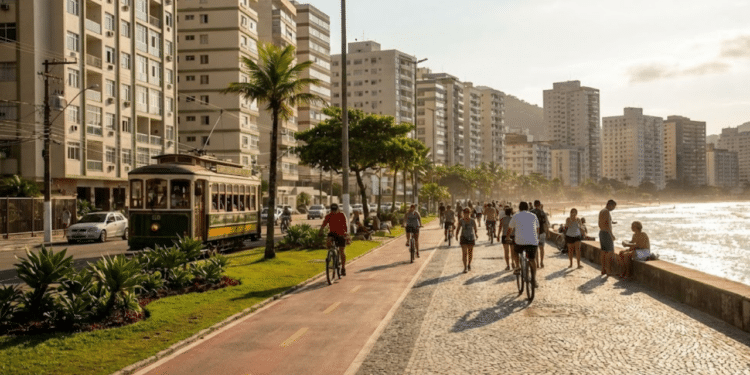 Essa cidade de São Paulo entrou para o livro dos recordes com o maior jardim de praia do planeta