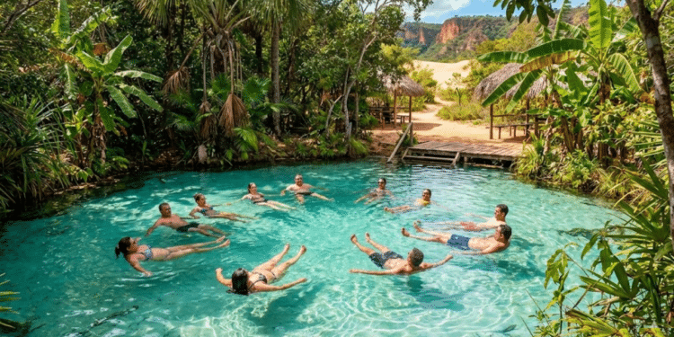 O paraíso brasileiro sem gravidade com águas que desafiam o senso comum e ninguém consegue afundar mesmo tendo 200kg