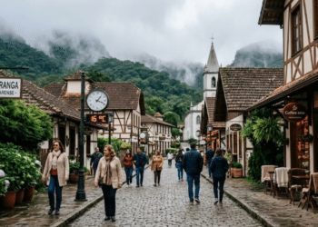 A 865 metros do calor, a Suíça Cearense com clima europeu no Nordeste conquista com temperaturas que já chegaram a 10 °C
