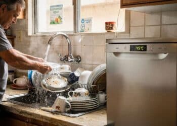 Nem torneira fechada resolve: esse eletrodoméstico gasta 15 vezes menos água que a pia e ainda economiza tempo todo dia