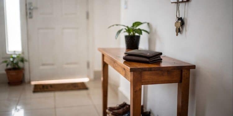 Você atrai novas oportunidades em 2026 ao corrigir onde guardar carteira e chaves na entrada de casa, segundo Feng Shui