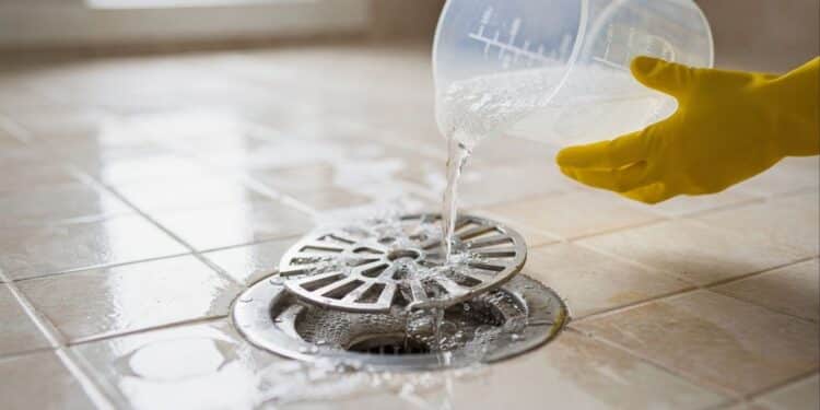 Essa mistura com água sanitária limpa ralos, elimina o mau cheiro e ainda evita fungos e entupimentos na sua casa