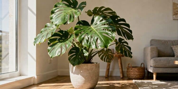 O truque do pano úmido e a luz indireta que fazem a Costela-de-Adão recuperar o brilho natural