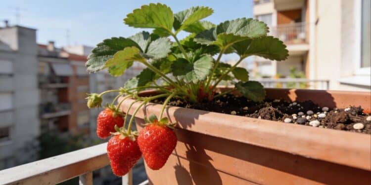Apenas 6 horas de sol bastam para plantar morangos vermelhos e saborosos em apartamentos o ano inteiro