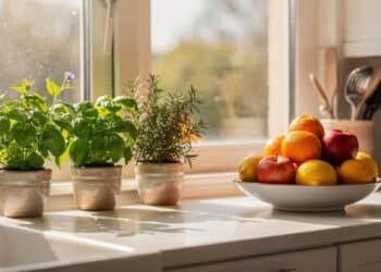 4 plantas que afastam moscas na cozinha criam barreira aromática natural contra insetos perto da fruteira e pia