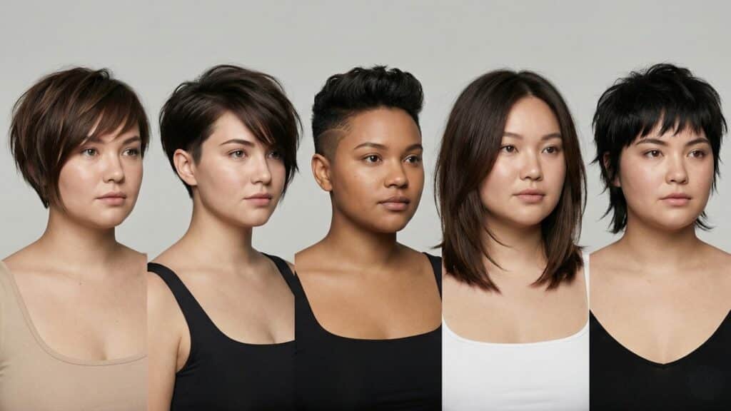 Os melhores cortes de cabelo para valorizar o rosto redondo e harmonizar os traços